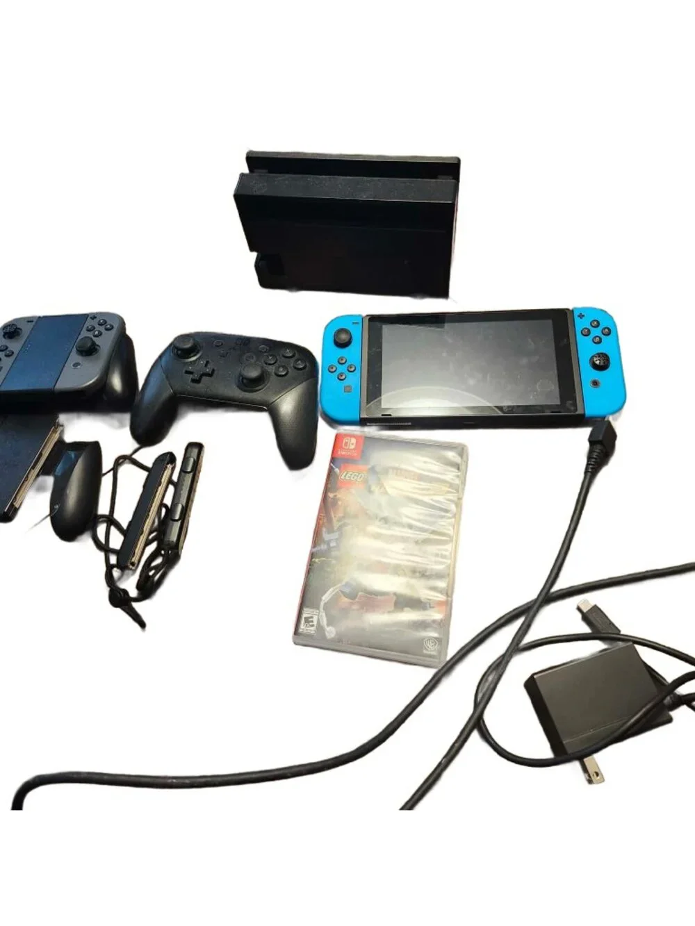 Nintendo Switch v1 Console Lego Super Hero 2 Game bundle-UNPATCHED